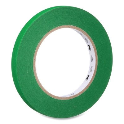 3M 7100299468 UV Resistant Green Masking Tape, 0.709 in W x 60 yd L, 4.8 mil Thick