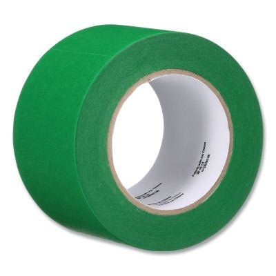 3M 7100299473 UV Resistant Green Masking Tape, 3.780 in W x 60 yd L, 4.8 mil Thick