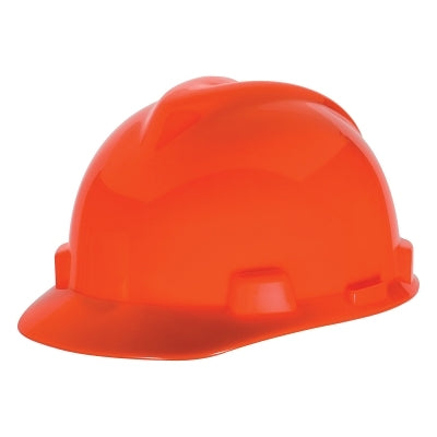 MSA 10034026 V-Gard 500 Protective Caps  4 Point Fas-Trac  Hi-Viz Orange