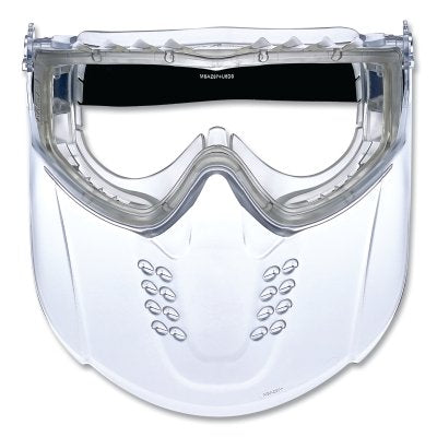 MSA 10150069 Sightgard Vertoggle Safety Goggles/Faceshield Combination  Standard size  Clear  Elastic strap