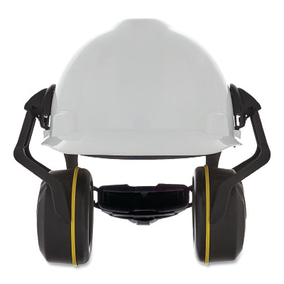 MSA 10190357 V-Gard Helmet-Mounted Hearing Protection Earmuff  36 dB  Black/Red