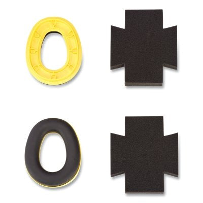 MSA 10193451 V-Gard Hygiene Kit for Helmet Mounted Earmuff  Pair of Cushions  Pair of Inserts  Medium  27 dB