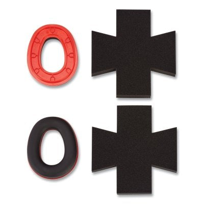 MSA 10193452 V-Gard Hygiene Kit for Helmet Mounted Earmuff  Pair of Cushions  Pair of Inserts  High  31 dB