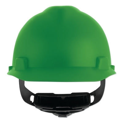 MSA 10203085 V-Gard Cap-Style Hard Hat with Fas-Trac III Suspension  Matte  Green