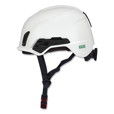 MSA 10242635 V-Gard H2 Safety Helmet, Type II, Full Contact Rachet, Non-Vented, White