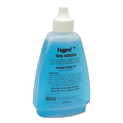 MSA 13016 Fogpruf Lens Cleaner  Blue  4 oz Bottle