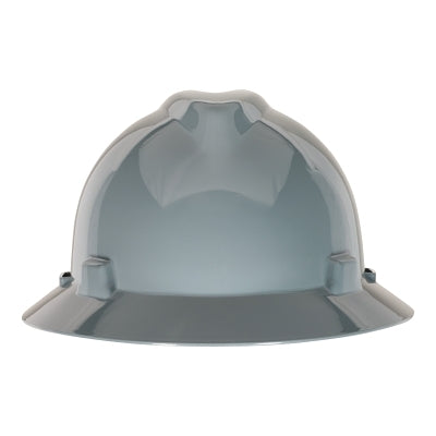 MSA 463948 V-Gard Slotted Hard Hat Cap  Staz-On Suspension  Gray