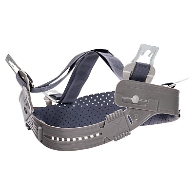 MSA 468096 Skullgard Replacement Suspension   Staz-On 4-Point Pinlock  For Large Skullgard Caps  Gray