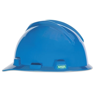 MSA 476928 V-Gard Slotted Hard Hat Cap  Staz-On Suspension  Blue