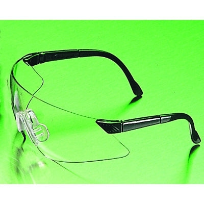MSA 697516 Luxor Protective Eyewear  Clear Lens  Scratch-Resistant  Tuff-Stuff  Frame