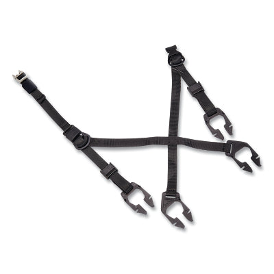 MSA GA90047 V-Gard Universal Chinstrap  4-Point  Ratchet  Universal Size  Gray