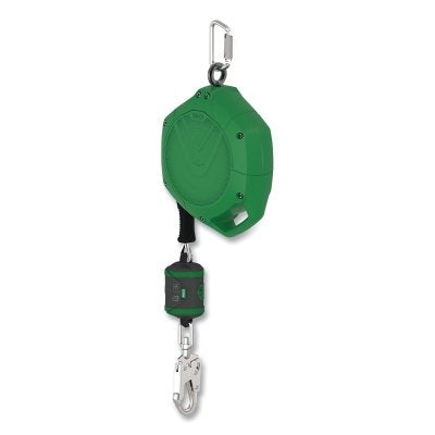 MSA VSLEG-151-NE-A V-SHOCK EDGE Leading Edge Self Retracting Lanyard, 50 ft, Carabiner, 310 lb load Capacity, 36CS Snaphook, 1 Leg