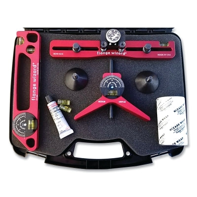 Flange Wizard 8905-M Pipe Magician's Case, With Magnetic Kit, 1/2 in to 1-7/16 in dia, Two Hole