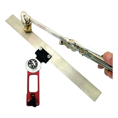 Flange Wizard ABG750 Multi-Use Magnetic Angle Burning Guide, 16 in, Stainless Steel, Magnetic Base
