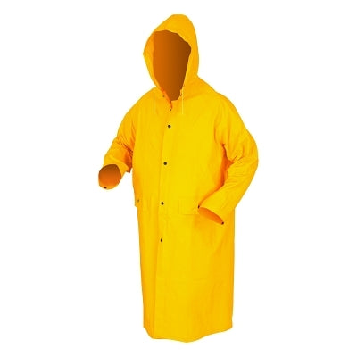 MCR Safety 200CX2 CLASSIC- .35MM- PVC/POLYESTER- 49" COAT- YELLOW
