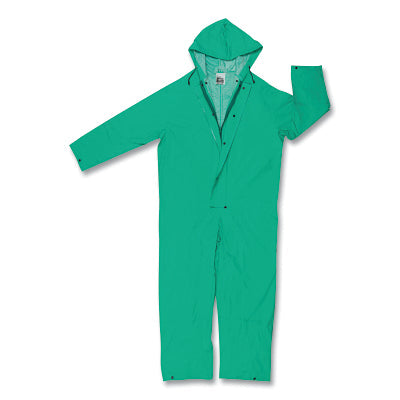 MCR Safety 2981X4 2982 Dominator Coverall  0.35 mm  PVC/Poly  Green  4X-Large