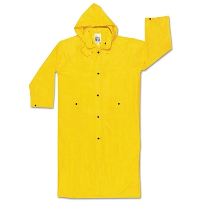 MCR Safety 300CL Wizard Raincoat  0.28 mm  PVC/Nylon  Yellow  Large