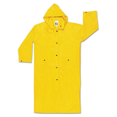 MCR Safety 300CXL Wizard Raincoat  0.28 mm  PVC/Nylon  Yellow   X-Large