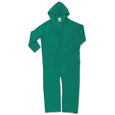 MCR Safety 3881X5 3881 Dominator Coverall, 0.42 mm, PVC/Poly/PVC, Green, 5X-Large