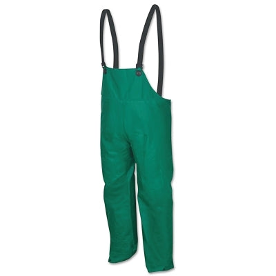 MCR Safety 388BFM 388BF Dominator Bib Pant  0.42 mm  PVC/Hi-Tensile Poly/PVC  Green  Medium
