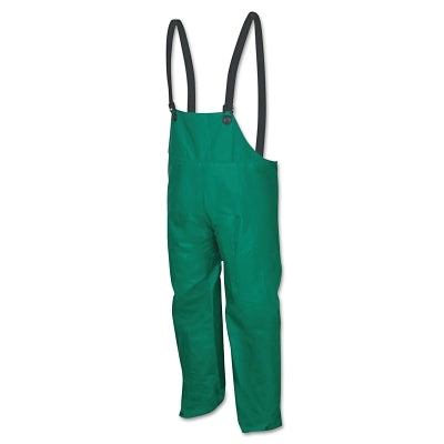 MCR Safety 388BFX3 388BF Dominator Bib Pant  0.42 mm  PVC/Hi-Tensile Poly/PVC  Green  3X-Large