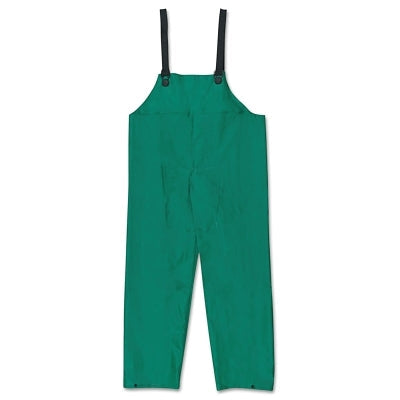 MCR Safety 388BFXL 388BF Dominator Bib Pant  0.42 mm  PVC/Hi-Tensile Poly/PVC  Green  X-Large
