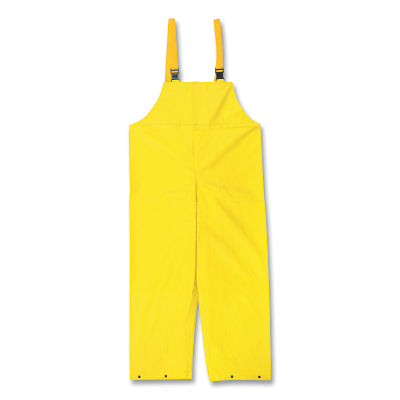 MCR Safety 800BFXL 800BF Concord Bib Pants, No Fly Front, 0.35 mm, Neoprene/Nylon, Yellow, X-Large