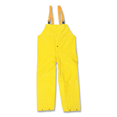 MCR Safety 800BPM 800BP Concord Bib Pants, with Fly Front, 0.35 mm, Neoprene/Nylon, Yellow, Medium