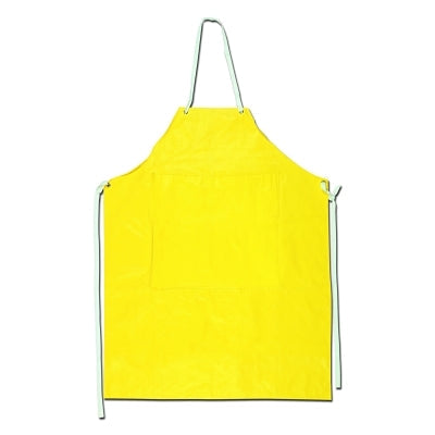 MCR Safety 800S4P Concord Aprons  13 in x 16 in  Neoprene/Nylon  Yellow