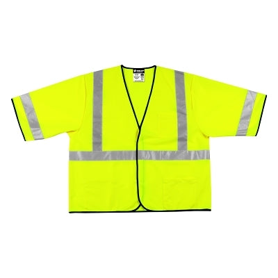 MCR Safety VCL3SLX2 VCL3SL Luminator Safety Vest  2X-Large  Fluorescent Lime