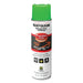 Rust-Oleum 203023V Industrial Choice M1600 Precision Line Marking Paint, 17 oz, Fluorescent Green, Solvent-Based