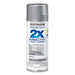 Rust-Oleum 334058 Painter's Touch 2X Ultra Cover Spray Paint + Primer, 12 oz, Satin Aluminum