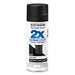 Rust-Oleum 334097 Painter's Touch 2X Ultra Cover Spray Paint + Primer, 12 oz, Semi-Gloss Black