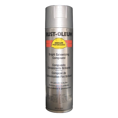 Rust-Oleum V2117838 V2100 System Bright Galvanizing Compound, 20 oz Aerosol