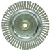 Weiler 9200 Roughneck Stringer Bead Twist Knot Wire Wheel, 7 in Dia, 0.020 in Stainless Steel Wire, 5/8 in-11 Arbor