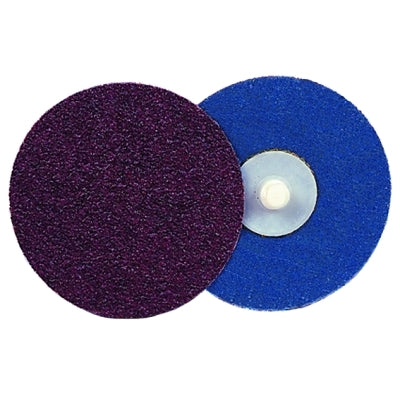 Weiler 60134 Plastic Button Style Blending Disc, Aluminum Oxide, 3 in Dia, 60 Grit