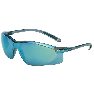 Honeywell North A703 A700 Series Eyewear  Blue Mirror Lens  Polycarbonate  Hard Coat  Gray Frame