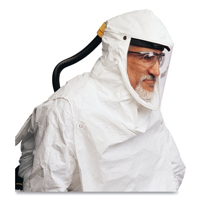 Honeywell North PA111 Primair 100 Series PAPR Accessories and Replacement Part, Bibbed Hood Assembly, Tychem, Universal, White