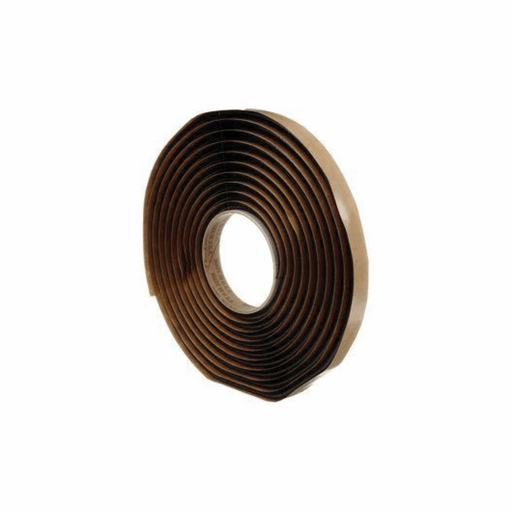 3M™ Windo-Weld™ 08610 Round Ribbon Sealer, 1/4 in x 15 ft Roll, Paste, Black
